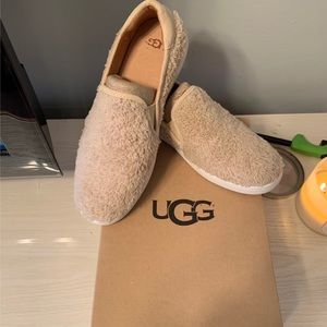 Ugg TAN COLORED slip on sneakers! NEVER WORN!!!!